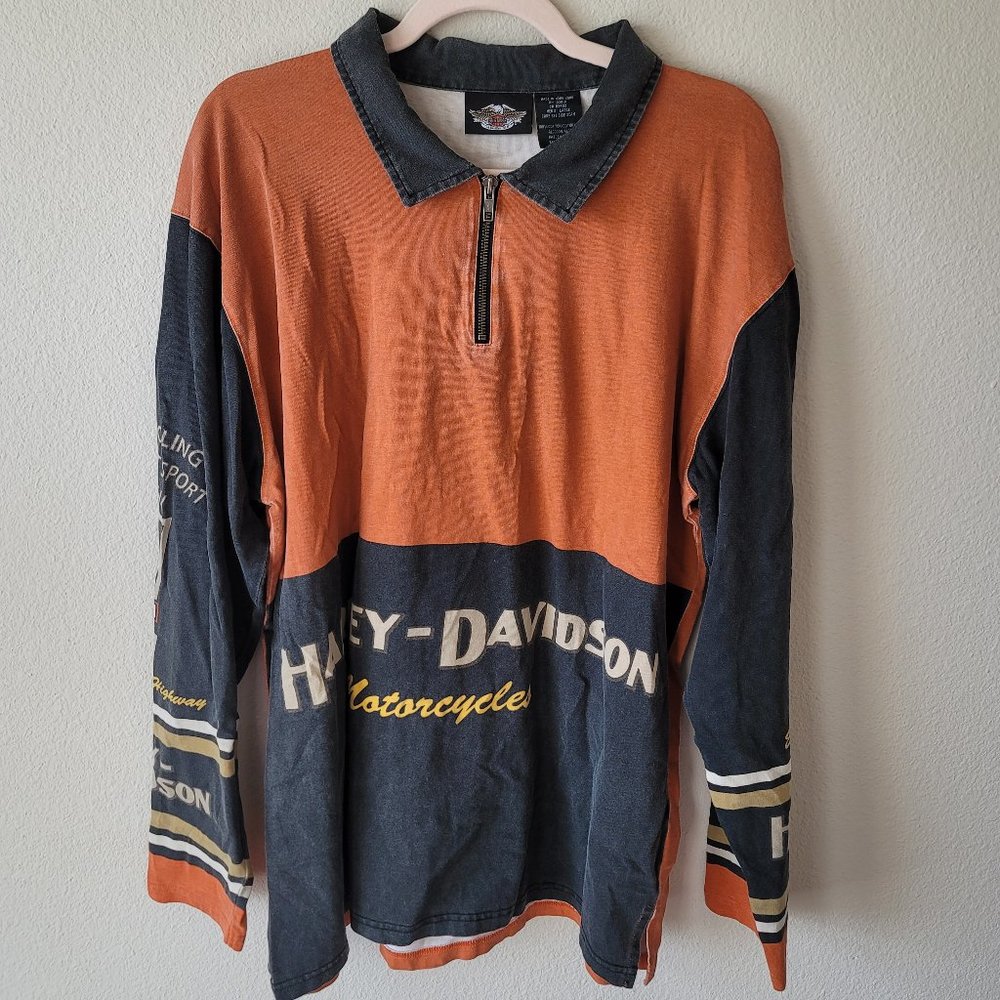 Men's Vintage Harley Davidson Polo